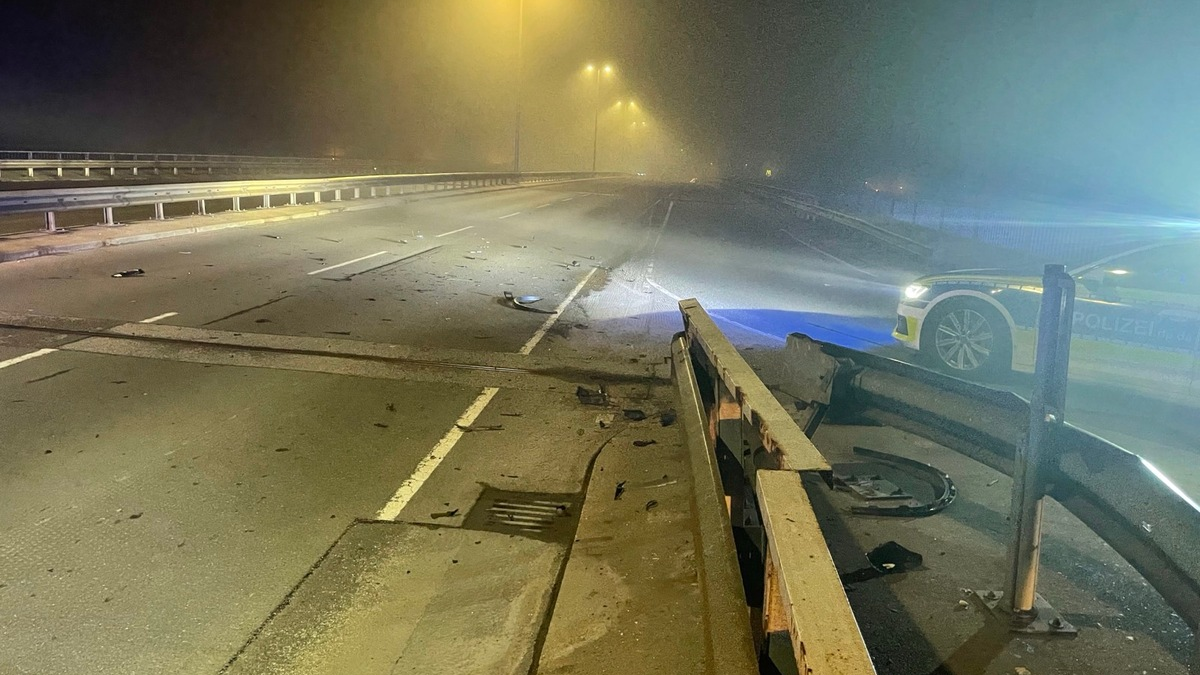 POL-PPTR: Verkehrsunfallflucht Konrad-Adenauer-Brücke - Foto: presseportal.de