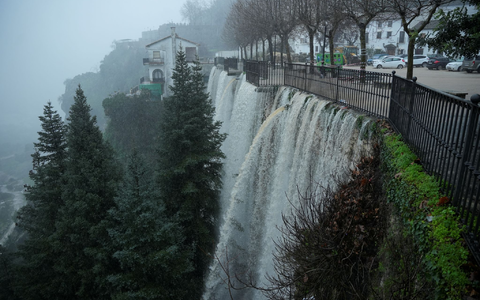 Im spanischen Andalusien ordneten die Behörden Anfang Februar die Evakuierung der gesamten Kleinstadt Grazalema an. (Archivbild) - Foto: Joaquín Corchero/EUROPA PRESS/dpa