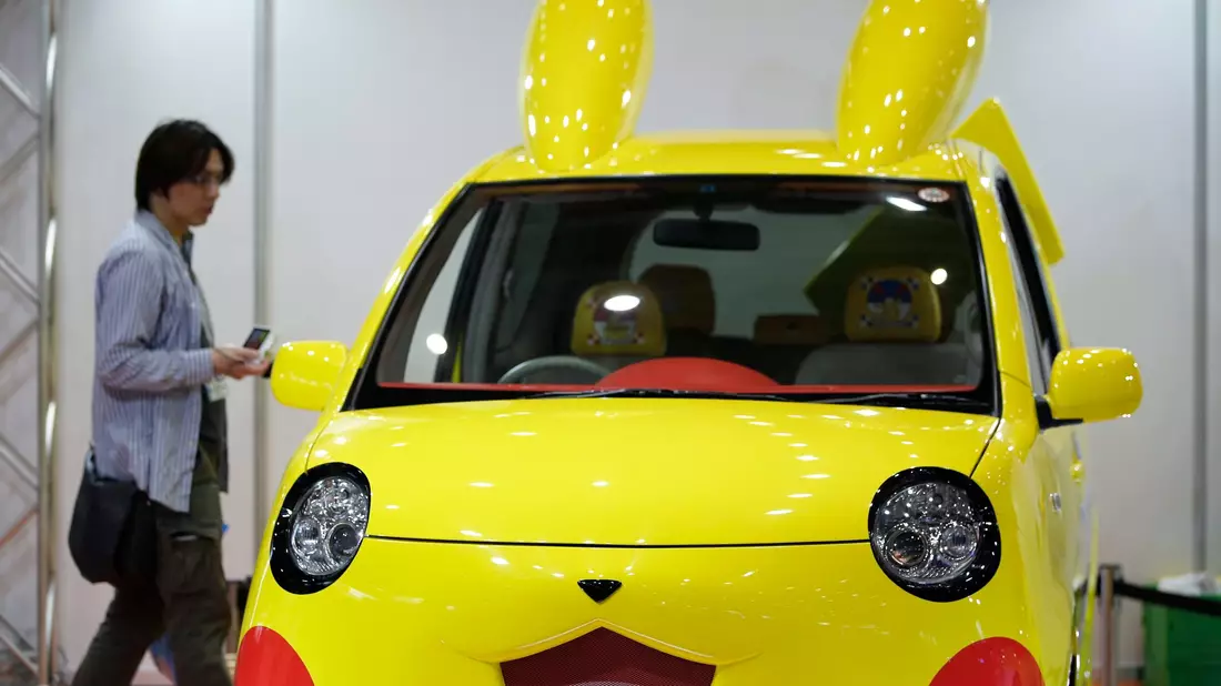 Auch Autos gib es in Pikachu-From. (Archivbild)  - Bild: picture alliance / dpa