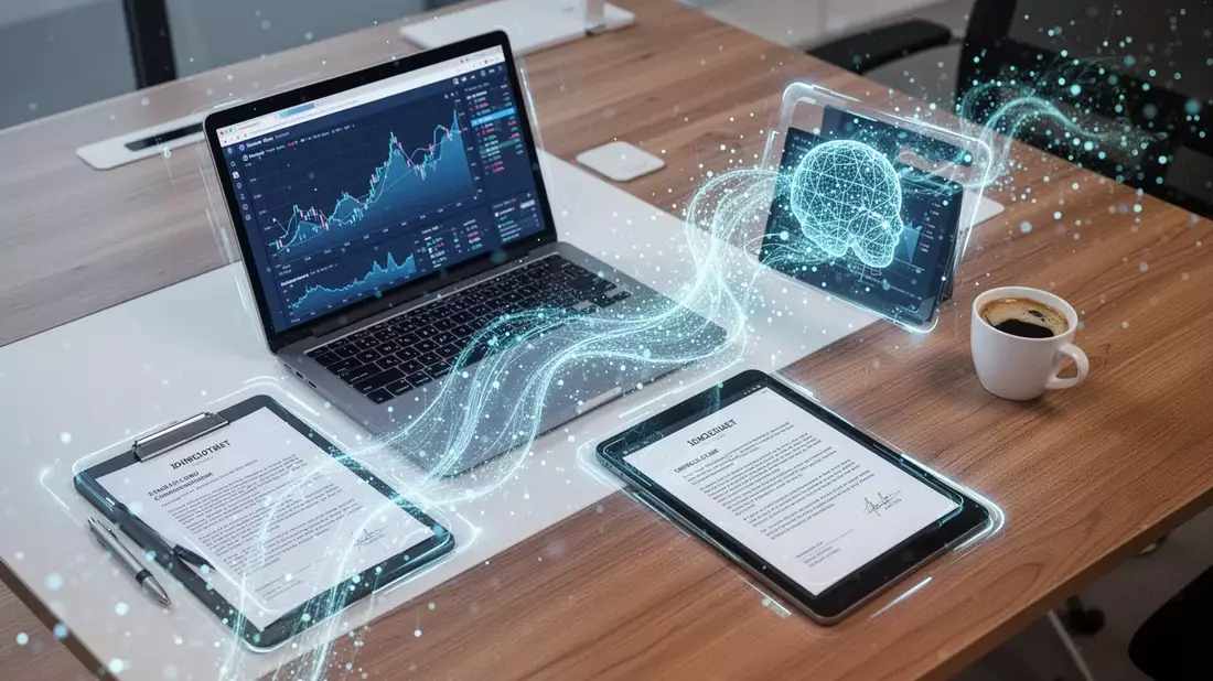 Anthropic macht Claude zum KI-Kollegen für Unternehmen Illustration mit AI erstellt übermittelt durch boerse-global.de