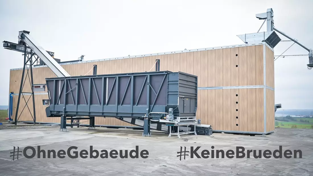 Klärschlammtrocknung ohne Abluftbehandlung und Hallenbau: Der intelligente Kaskadentrockner von SLUDGE-DRYING-SYSTEMS (SDS) - Bild: presseportal.de