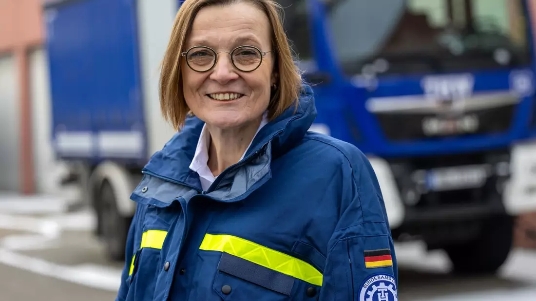 THW LVBEBBST: Dr. Monika Lüke, neue THW-Landesbeauftragte für Berlin, Brandenburg, Sachsen-Anhalt - Bild: presseportal.de