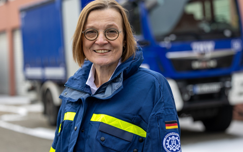 THW LVBEBBST: Dr. Monika Lüke, neue THW-Landesbeauftragte für Berlin, Brandenburg, Sachsen-Anhalt - Foto: presseportal.de