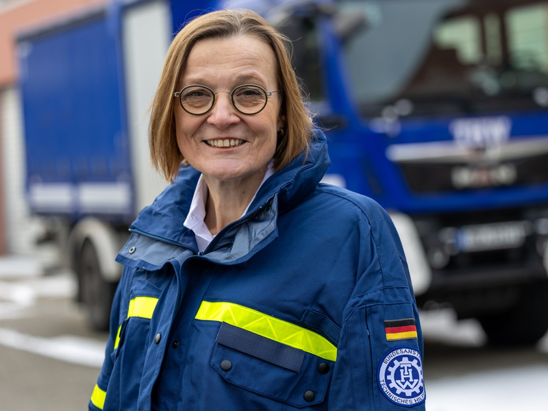 THW LVBEBBST: Dr. Monika Lüke, neue THW-Landesbeauftragte für Berlin, Brandenburg, Sachsen-Anhalt - Foto: presseportal.de