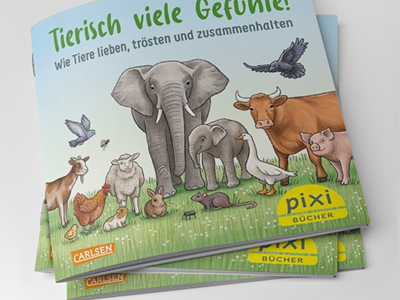Tierisch viele Gefühle! PETAKids bietet exklusives Pixi-Buch für die frühkindliche Bildung - kostenfrei für Kitas und Familien - Foto: presseportal.de