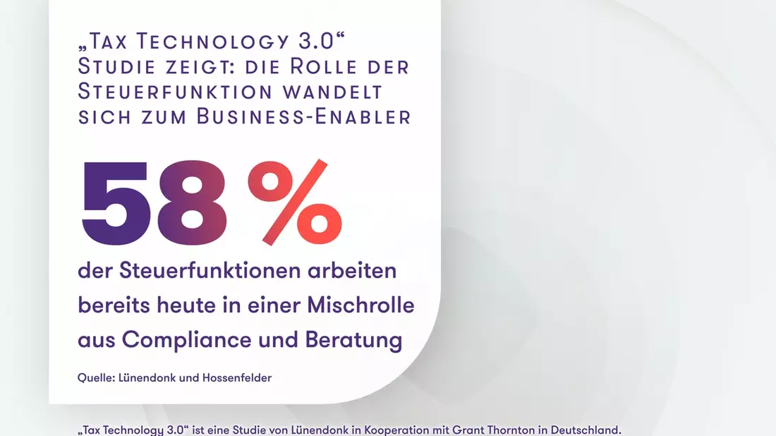 Tax Technology Studie 2026: KI übernimmt Compliance-Themen, Steuerfunktion wird zum Business-Enabler - Bild: presseportal.de