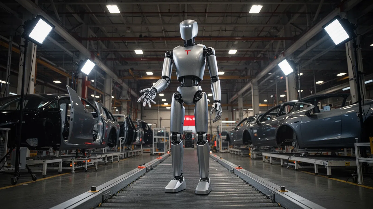 Tesla stellt Produktion auf humanoiden Roboter Optimus um - Foto: über boerse-global.de