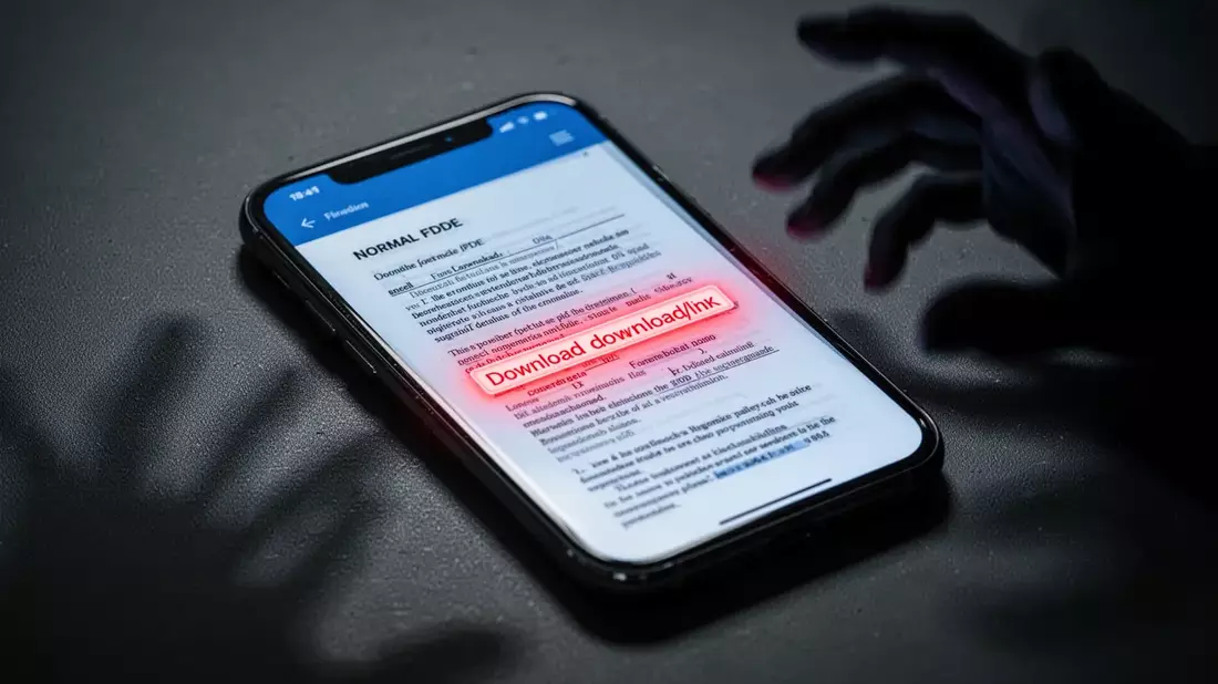 Cyberkriminelle nutzen gefälschte PDFs als App-Falle - Bild: über boerse-global.de