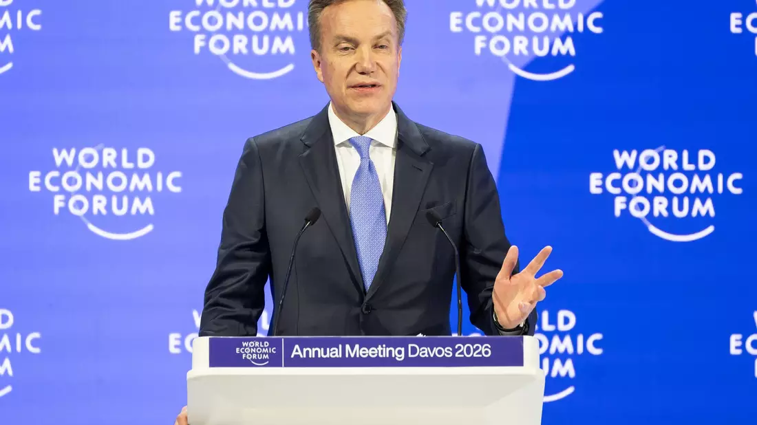 Im Januar leitete Børge Brende noch das Weltwirtschaftsforum in Davos. (Archivbild) - Bild: Laurent Gillieron/KEYSTONE/dpa