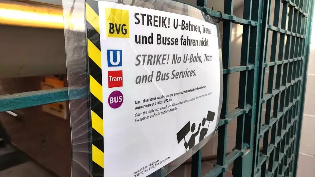 Streik bei den Berliner Verkehrsbetrieben (Archiv) - Bild: via dts Nachrichtenagentur