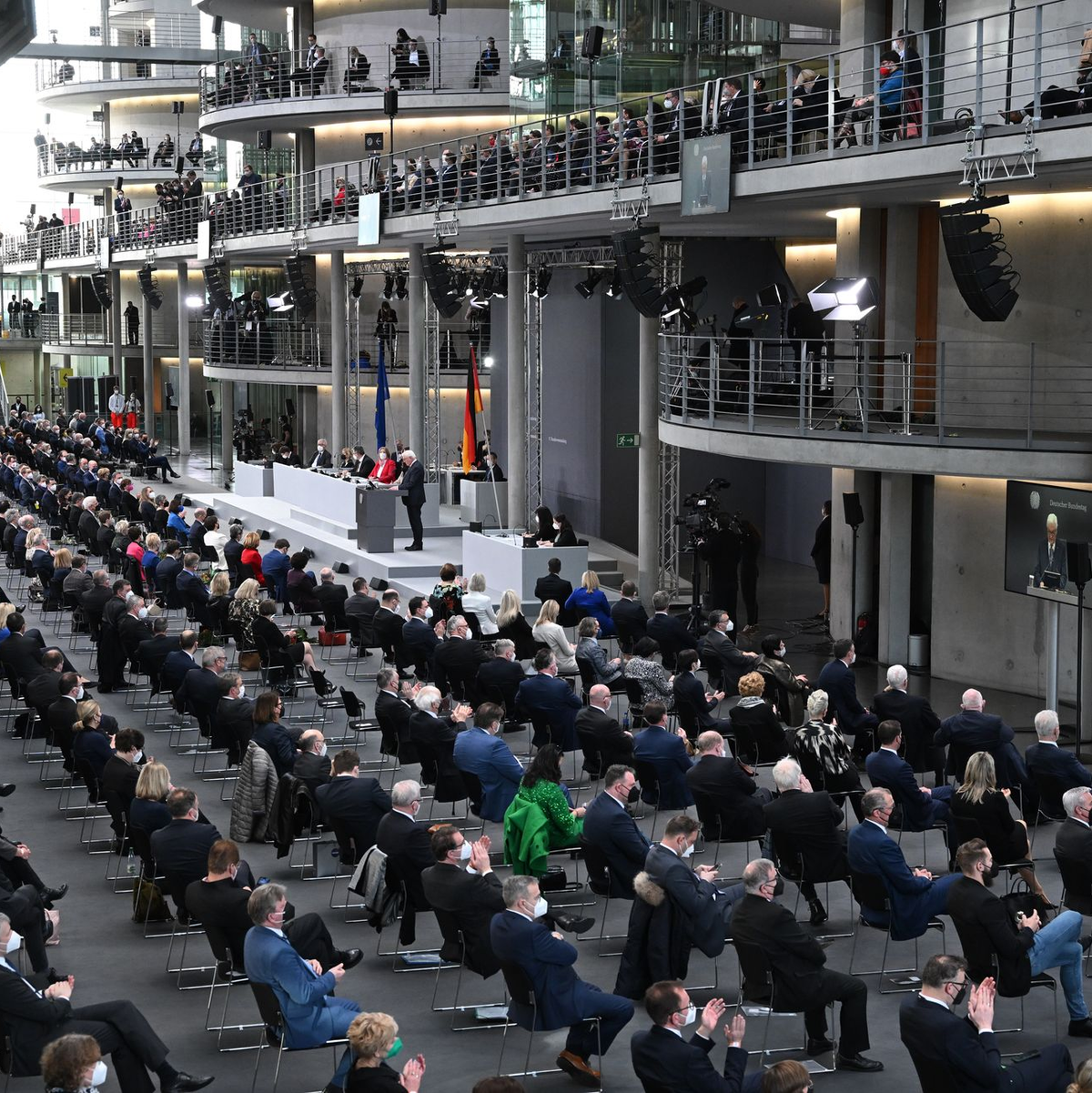 2022 tagte die Bundesversammlung unter Corona-Bedingungen. (Archivbild) - Foto: Bernd Von Jutrczenka/dpa