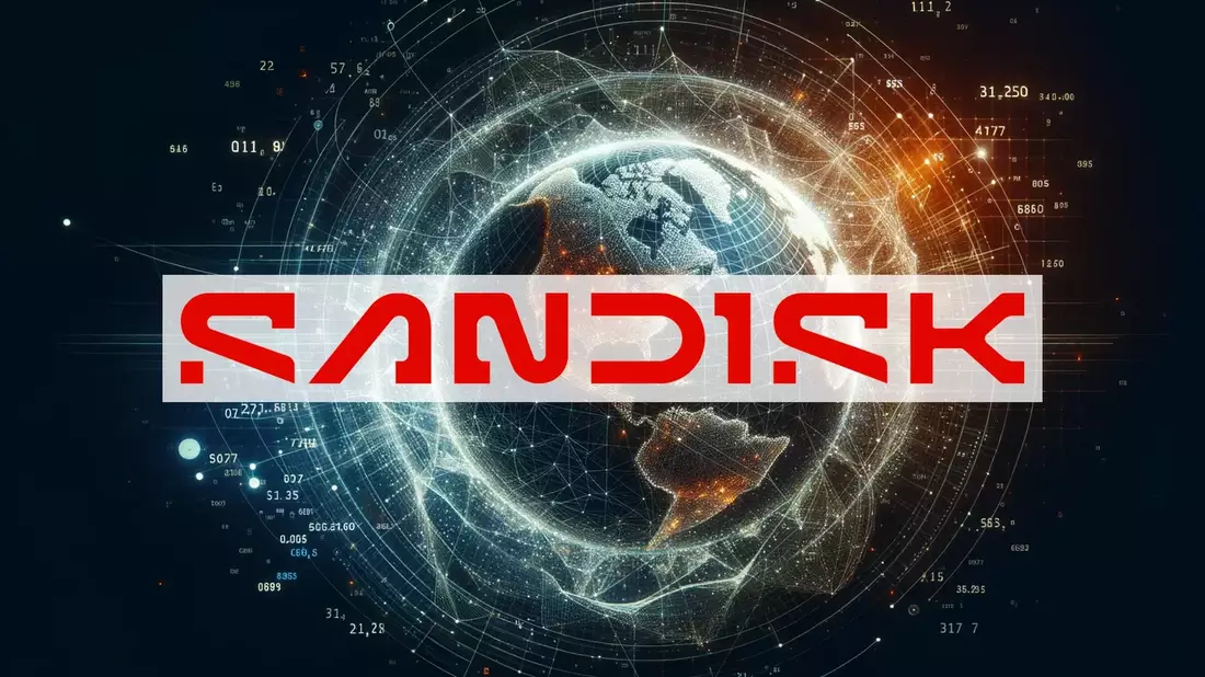 ¿Se agota el impulso alcista? SanDisk en el punto de mira de los vendedores en corto Illustration mit AI erstellt übermittelt durch boerse-global.de