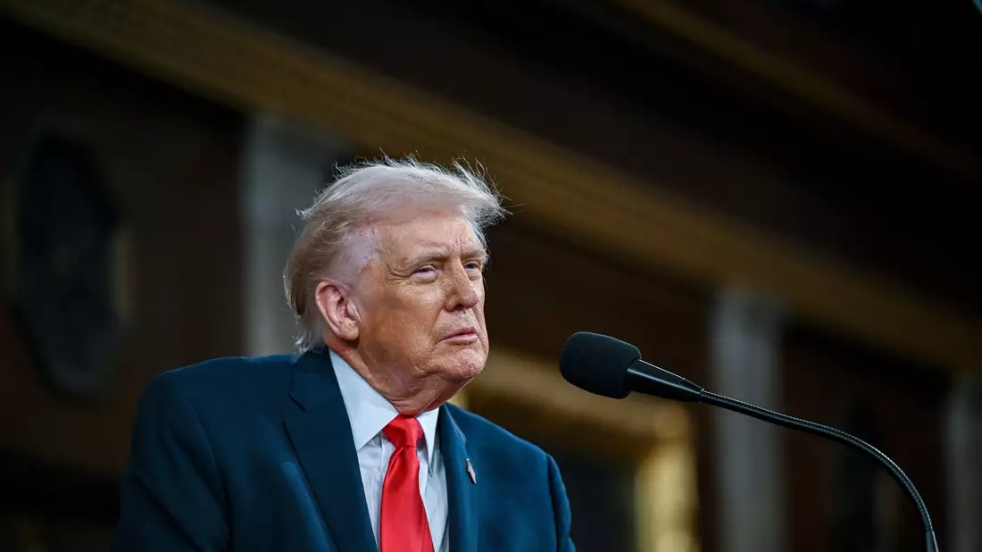US-Präsident Trump hat dem Iran mit militärischen Maßnahmen gedroht. (Archivbild) - Bild: Kenny Holston/Pool The New York Times/AP/dpa
