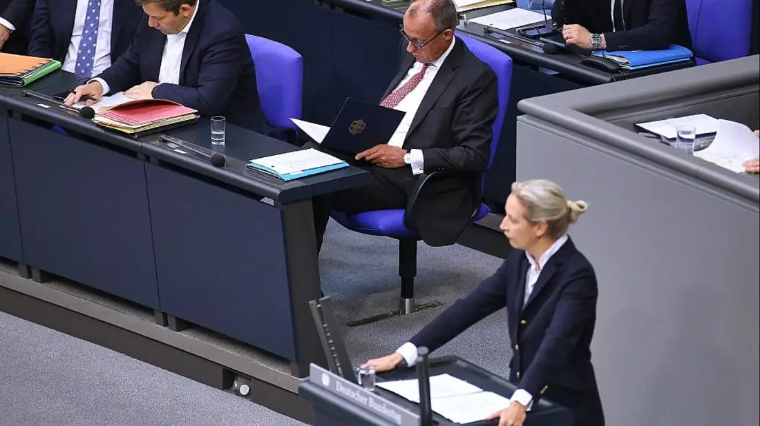 Lars Klingbeil, Friedrich Merz, Alice Weidel (Archiv) - Bild: via dts Nachrichtenagentur