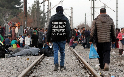 Flüchtlinge auf der Balkanroute (Archiv) - Foto: via dts Nachrichtenagentur