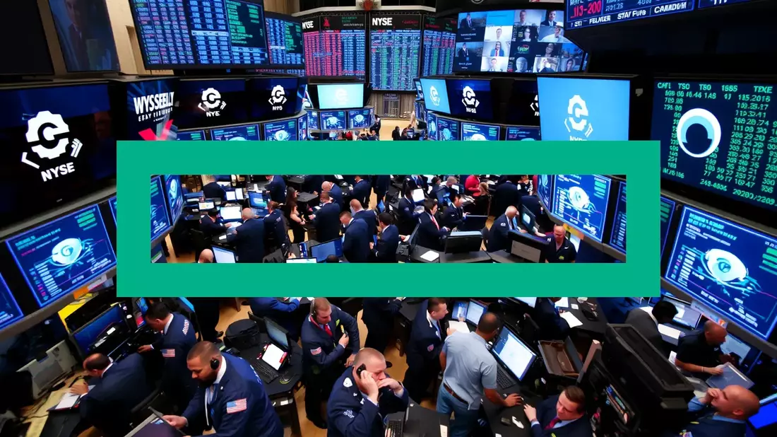Hewlett Packard Enterprise Bets Big on AI Infrastructure Ahead of Key Earnings Illustration mit AI erstellt übermittelt durch boerse-global.de
