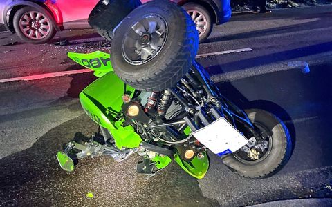 POL-GM: Quad-Fahrer bei Verkehrsunfall schwer verletzt - Foto: presseportal.de