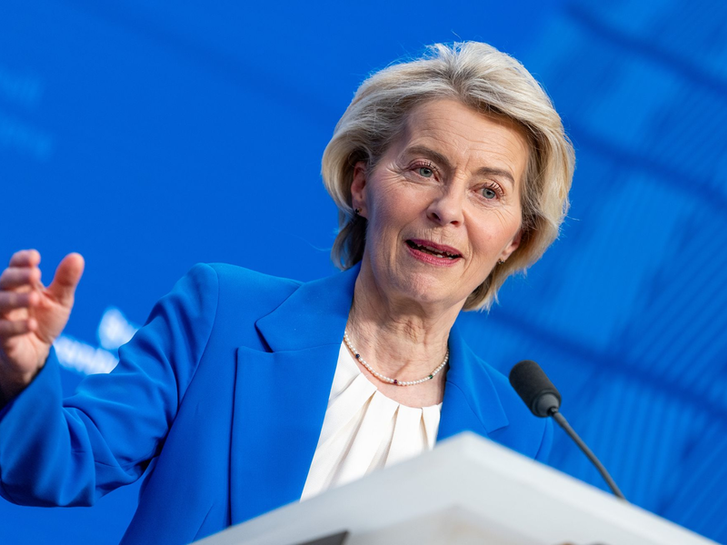 Kündigt die vorläufige Anwendung des neuen Abkommen an: Ursula von der Leyen, Präsidentin der EU-Kommission. (Archivbild) - Foto: Michael Kappeler/dpa