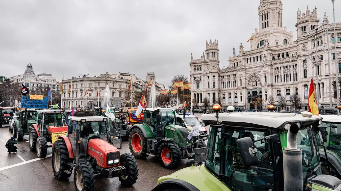 Gegen das Abkommen gab es in der Vergangenheit zahlreiche Proteste: Vor allem von Landwirten. (Archivbild) - Bild: Carlos Luján/EUROPA PRESS/dpa