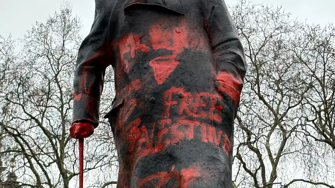 Churchill gehört zu den bekanntesten Figuren der britischen Politik. - Bild: David Hughes/PA Wire/dpa