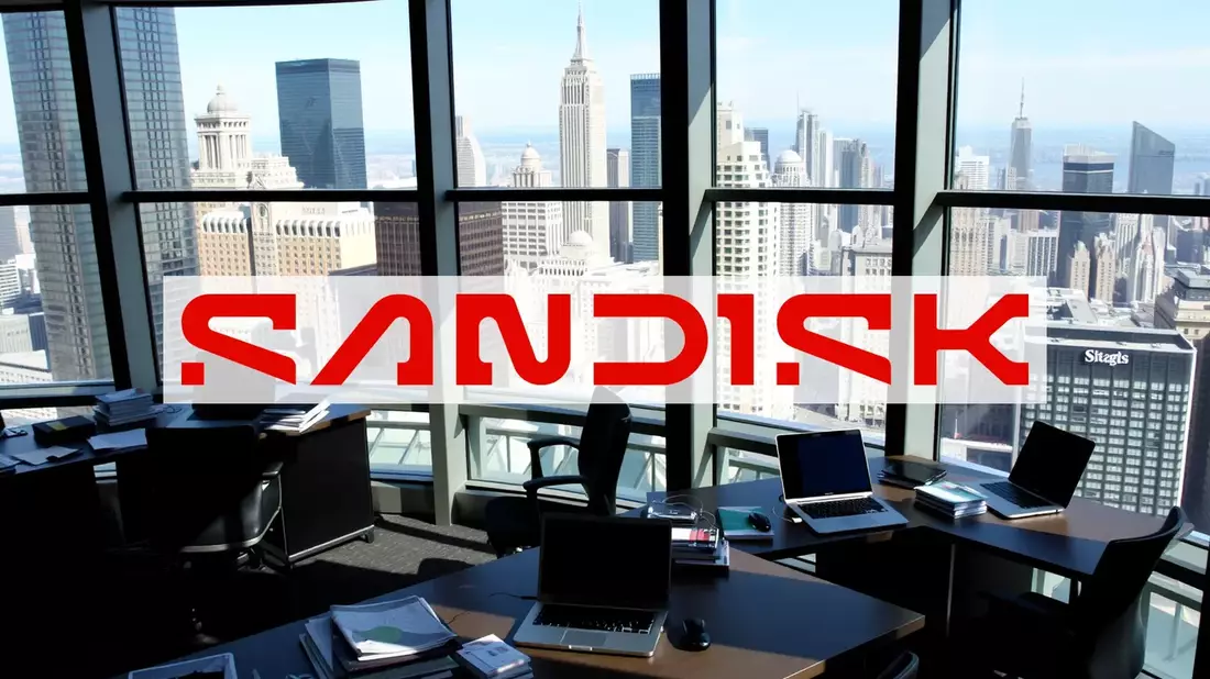 SanDisk en la mira: ¿Una apuesta bajista justificada? Illustration mit AI erstellt übermittelt durch boerse-global.de
