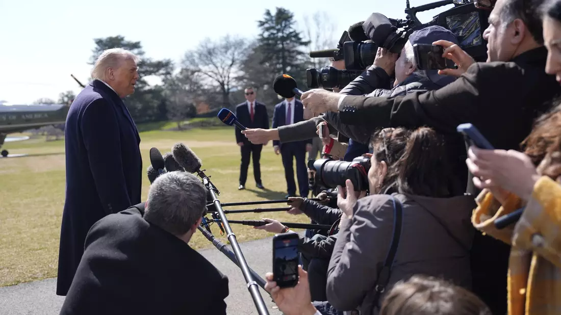 «Es könnte durchaus zu einer friedlichen Übernahme Kubas kommen», sagt US-Präsident Trump - und lässt viele Fragen offen. - Bild: Alex Brandon/AP/dpa