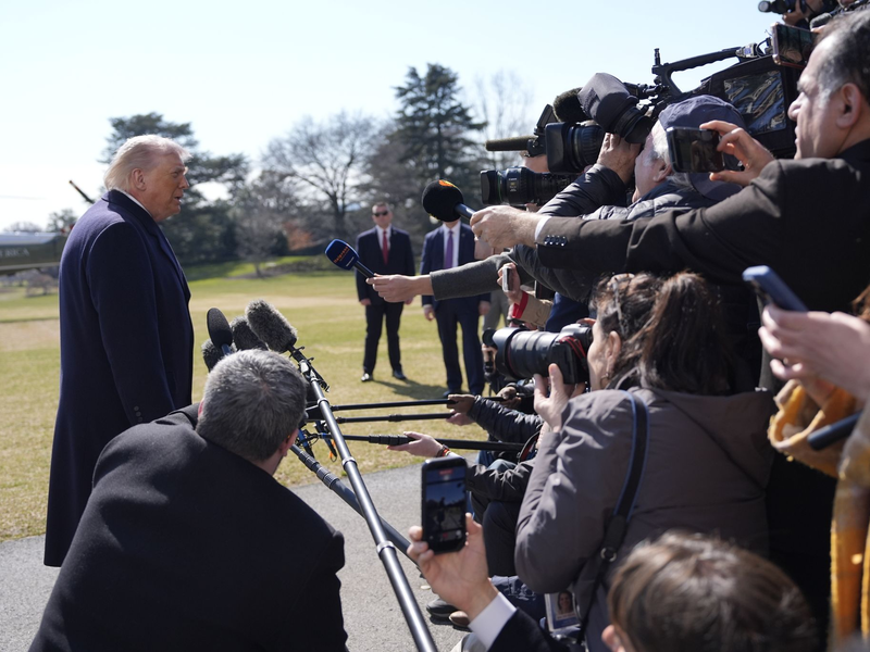 «Es könnte durchaus zu einer friedlichen Übernahme Kubas kommen», sagt US-Präsident Trump - und lässt viele Fragen offen. - Foto: Alex Brandon/AP/dpa