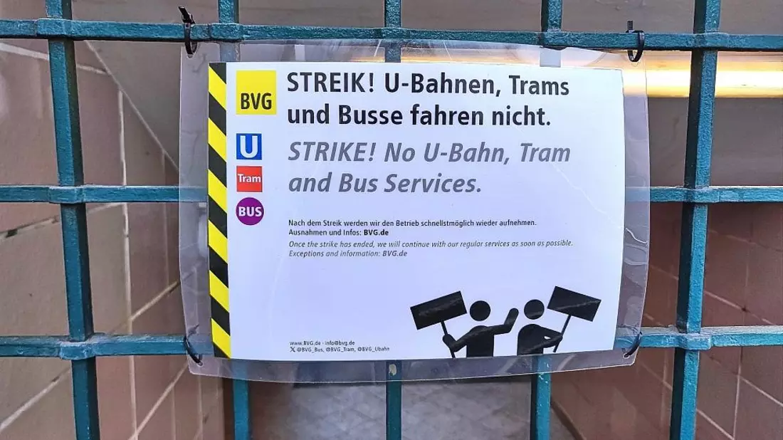 Streik bei den Berliner Verkehrsbetrieben (Archiv) - Bild: via dts Nachrichtenagentur