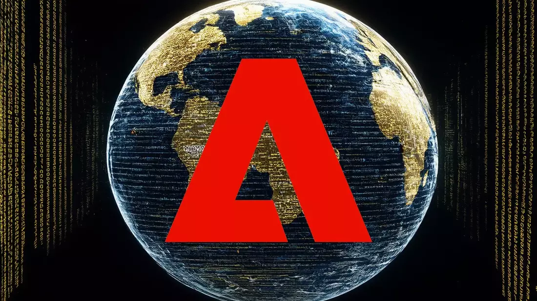 Adobe: Un ejercicio récord que el mercado pasa por alto Illustration mit AI erstellt übermittelt durch boerse-global.de
