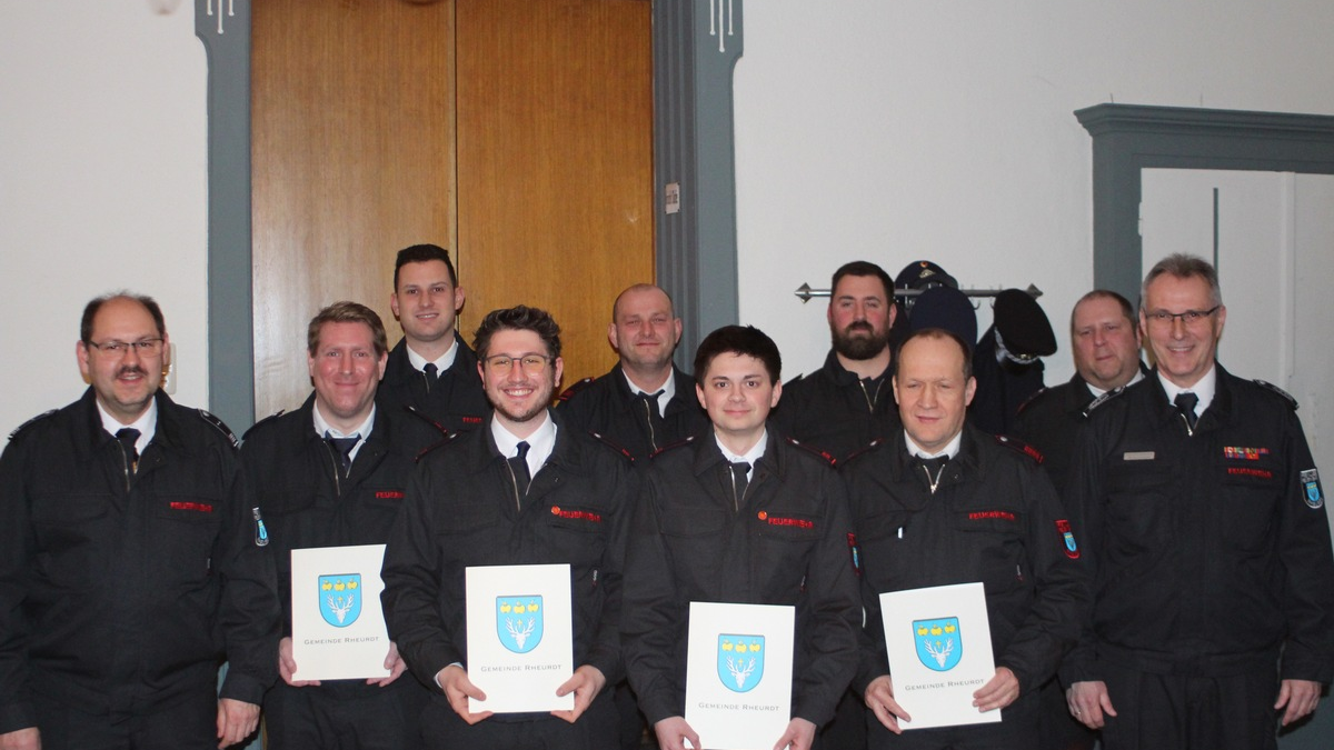 FW Rheurdt: JHV der Löscheinheit Schaephuysen - Rückblick auf ein intensives Jubiläumsjahr 2025, Ausblick auf 2026 - Foto: presseportal.de