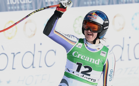 Emma Aicher zeigte in Soldeu eine famose Vorstellung. - Foto: Marco Trovati/AP/dpa