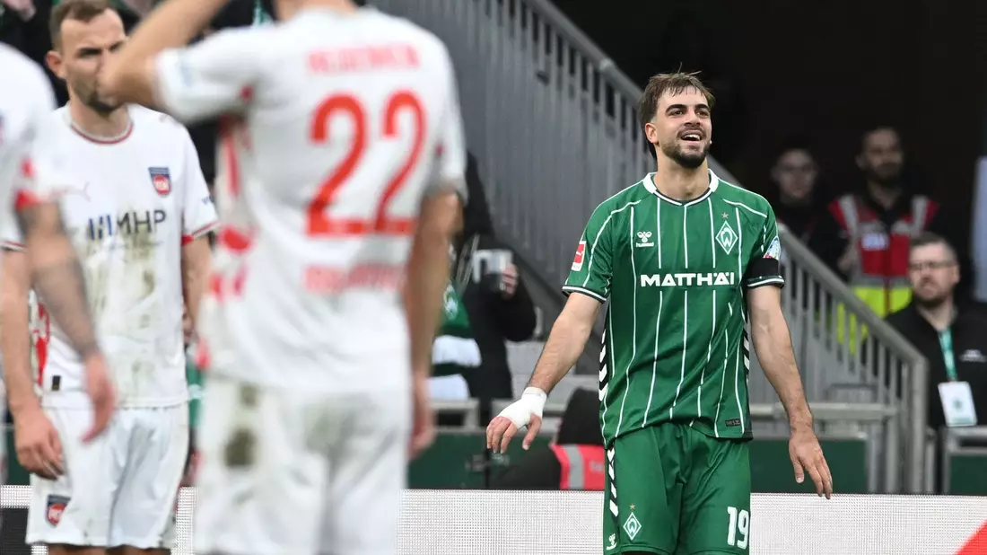 Brachte Werder in Führung: Jovan Milosevic (r) - Bild: Carmen Jaspersen/dpa