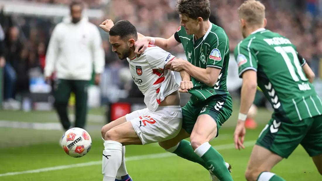 Abstiegskampf pur in Bremen - Bild: Carmen Jaspersen/dpa