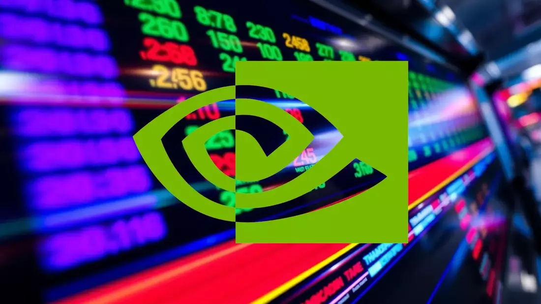 Nvidia Shares Dip Despite Stellar Earnings and Upbeat Forecast Illustration mit AI erstellt übermittelt durch boerse-global.de