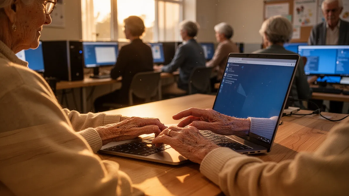 Digitaler Aufholkurs: Weltweit starten Programme für Senioren - Foto: über boerse-global.de