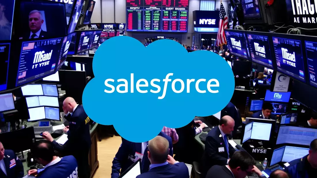 Salesforce: La paradoja de un gigante en la sombra Illustration mit AI erstellt übermittelt durch boerse-global.de