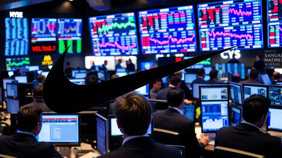 Nike fija la fecha para revelar sus resultados clave Illustration mit AI erstellt übermittelt durch boerse-global.de