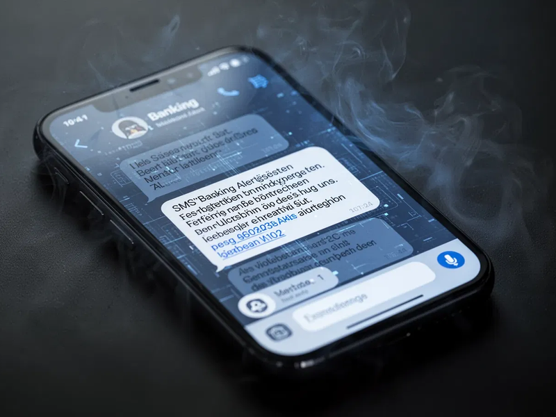 KI-gestützte Betrugs-SMS fluten Smartphones - Foto: über boerse-global.de