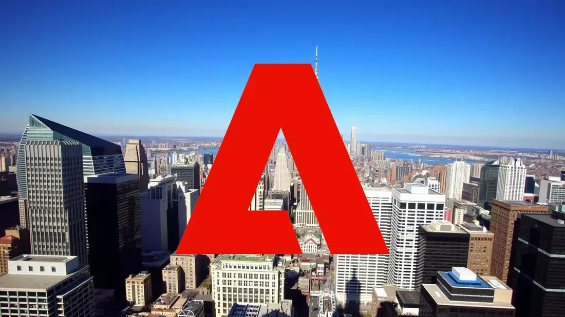 La acción de Adobe se desploma ante la incertidumbre previa a resultados Illustration mit AI erstellt übermittelt durch boerse-global.de