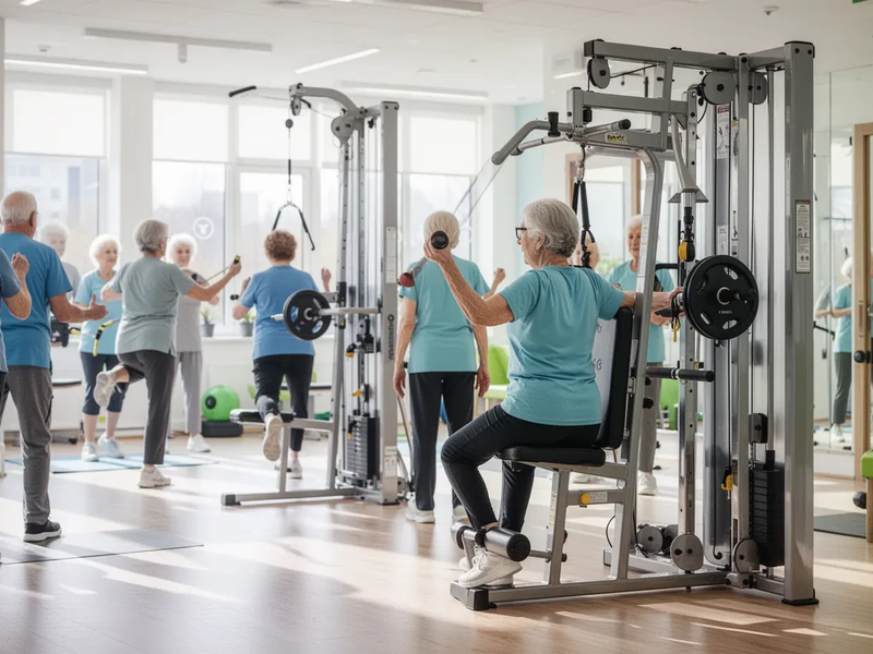 Seniorenfitness setzt jetzt auf Krafttraining statt Schonung - Foto: über boerse-global.de