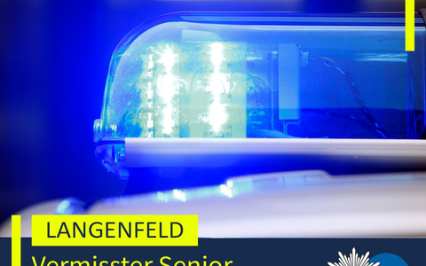 POL-ME: Schnelles Ende der Vermisstenfahndung: Senior wohlbehalten angetroffen - 2603006 - Foto: presseportal.de