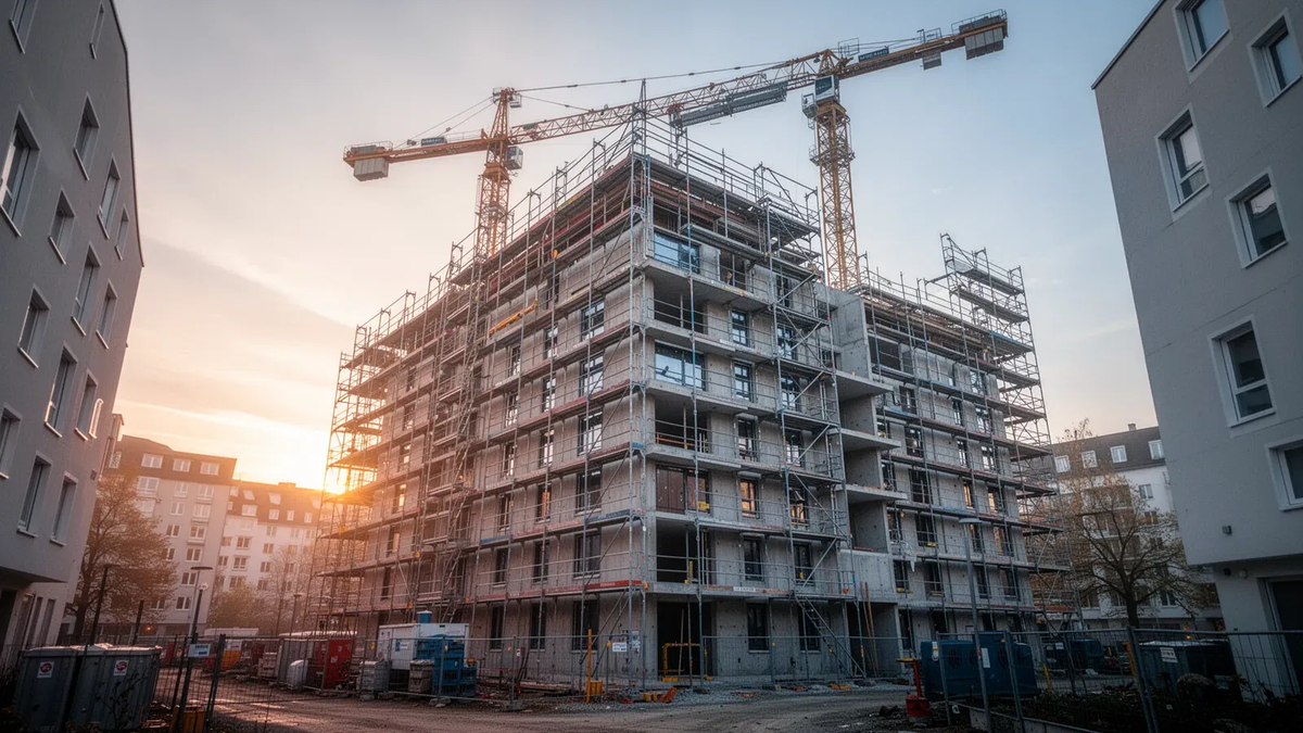 Deutscher Wohnungsbau sendet gemischte Signale - Foto: über boerse-global.de