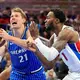 Moritz Wagner (l.) holte das Beste aus seinen wenigen Minuten Spielzeit heraus. - Bild: John Raoux/AP/dpa