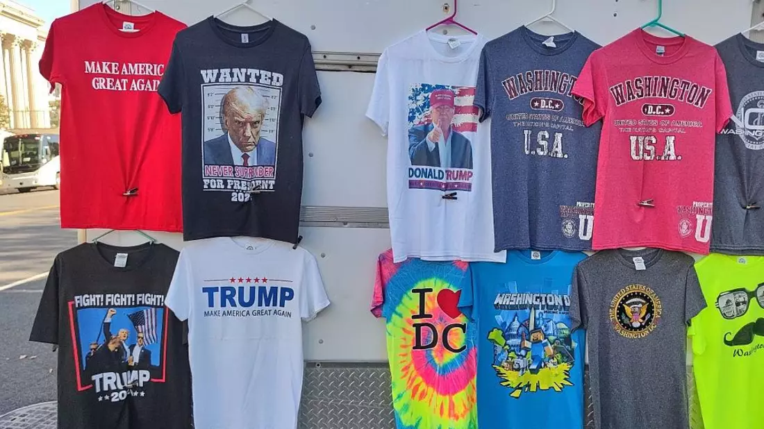 Donald-Trump-T-Shirts (Archiv) - Bild: via dts Nachrichtenagentur
