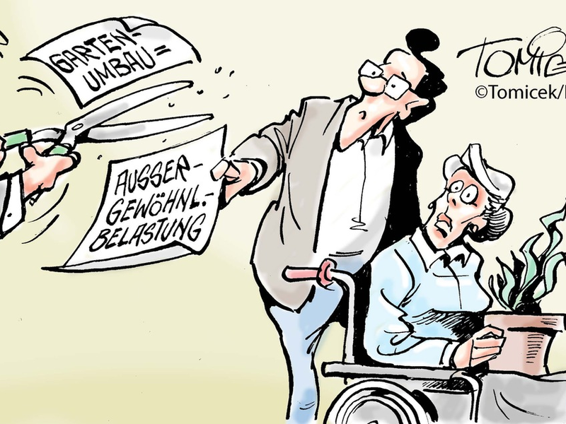 Gartenumbau zählt nicht / Hochbeet für Rollstuhlfahrerin keine außergewöhnliche Belastung - Foto: presseportal.de