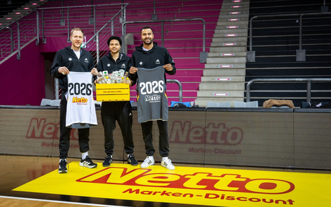 Gemeinsam für bewusste Ernährung: Netto steigt als offizieller Ernährungspartner bei den deutschen Basketball-Nationalmannschaften ein - Foto: presseportal.de