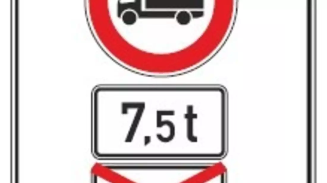 POL-PDLD: Kontrollstelle zur Einhaltung des Lkw-Durchfahrtsverbots auf der B10 - Bild: presseportal.de