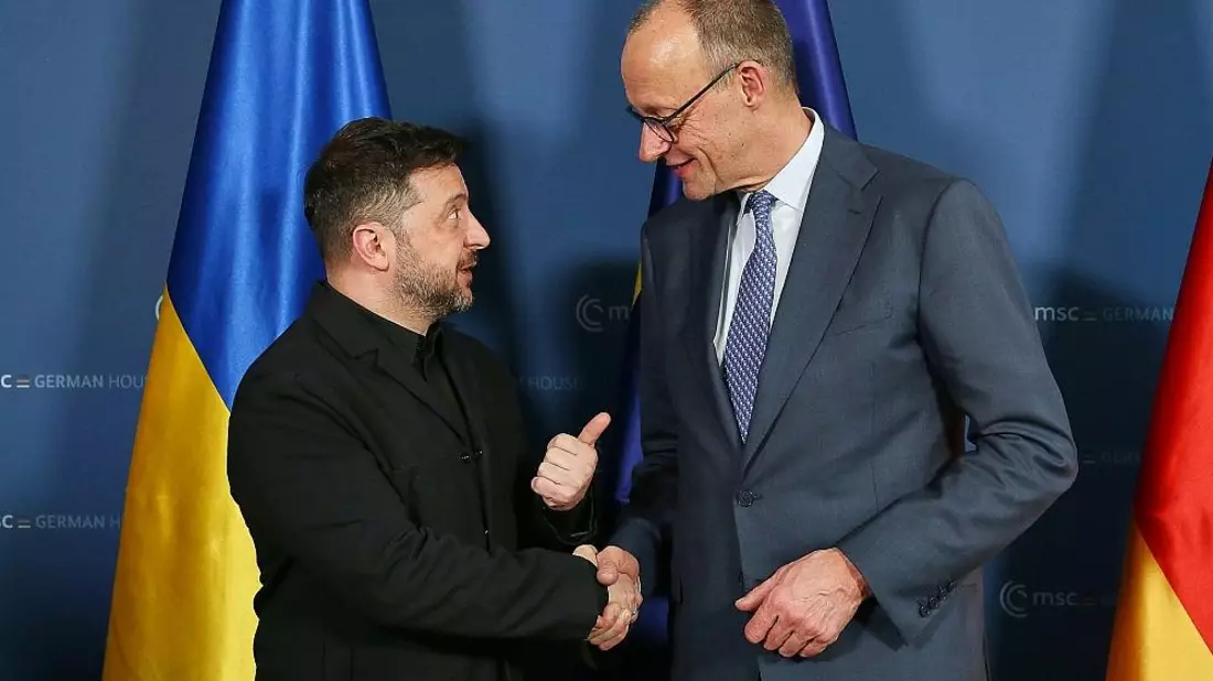 Wolodymyr Selenskyj und Friedrich Merz (Archiv) - Bild: via dts Nachrichtenagentur