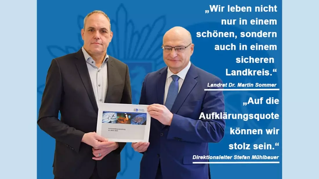 POL-ST: Kreis Steinfurt, Kriminalstatistik 2025: Mehr Straftaten aufgeklärt, Gefährdung erneut unter dem Landesdurchschnitt - Bild: presseportal.de