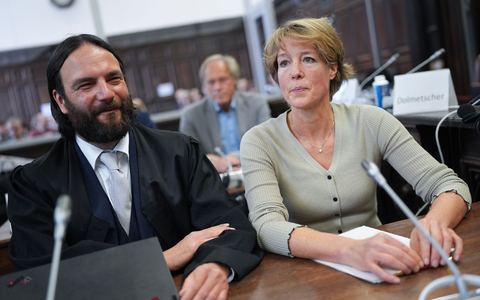 Christina Block hörte die Zeugenaussage einer Mitarbeiterin des Hamburger Jugendamts. - Foto: Marcus Brandt/Pool dpa/dpa